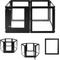 Show in main carousel: RYPetmia Heavy Duty Clear Acrylic Dog, Cat & Small Pet Playpen with Door, Small, 6-panel, Black slide 3 of 10
