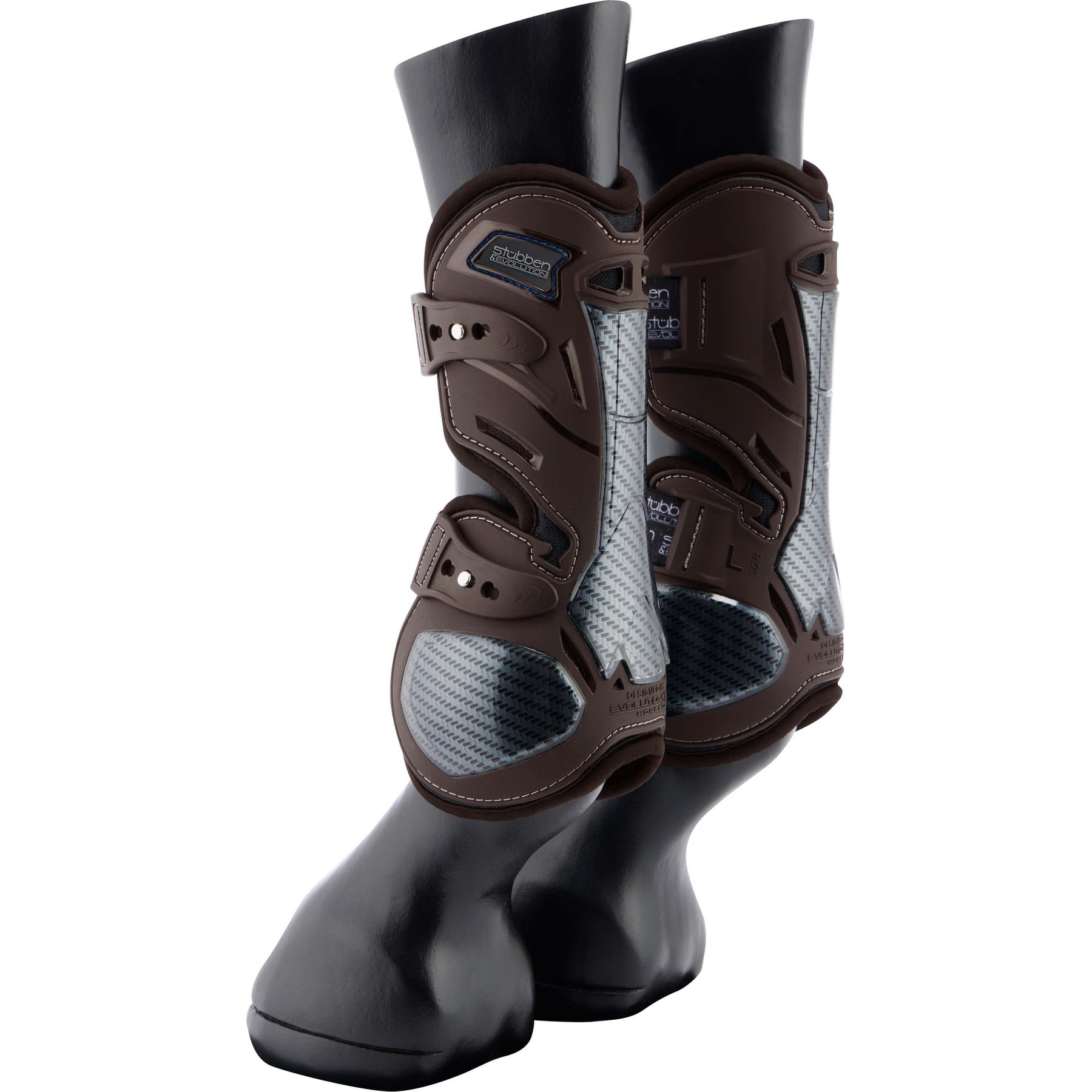 Stubben Hybrid Carbon Tendon Boots, Brown, Medium