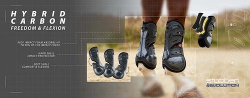 Show full view: Stubben Hybrid Carbon Tendon Boots, Brown, Medium slide 4 of 7