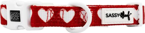 Show full view: Sassy Woof Little Love Neoprene Dog Collar, Medium: 19.7-in neck, 3/4-in wide slide 4 of 7