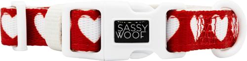 Show full view: Sassy Woof Little Love Neoprene Dog Collar, Medium: 19.7-in neck, 3/4-in wide slide 3 of 7