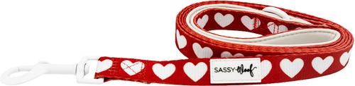 Show full view: Sassy Woof Little Love Polyester Dog Leash, 5-ft long, 4/5-in wide slide 2 of 5