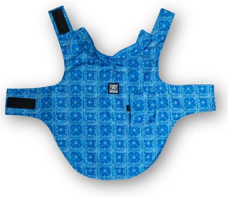 Show full view: Tommy Bahama Pet Frandy Dog Raincoat, Blue Bandana, Small slide 2 of 4