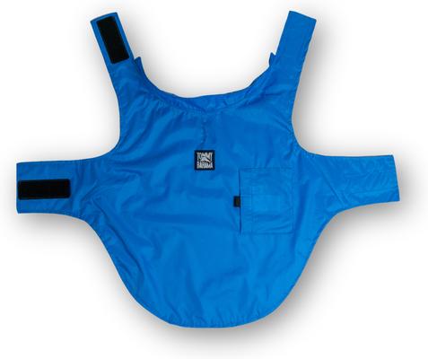 Show full view: Tommy Bahama Pet Frandy Dog Raincoat, Blue Bandana, Small slide 3 of 4