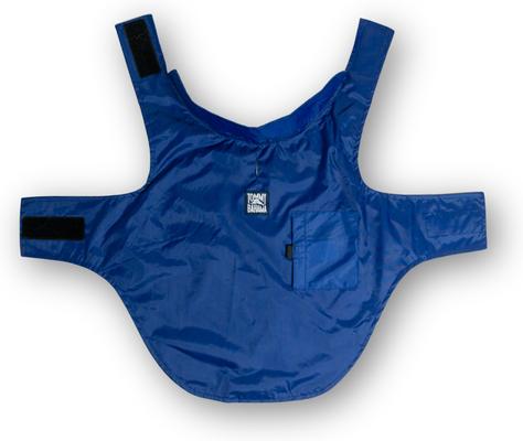 Show full view: Tommy Bahama Pet Frandy Dog Raincoat, Navy Floral, X-Large slide 4 of 4