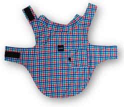 IZOD Pet Frandy Dog Raincoat, Multi Check, X-Large