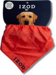 IZOD Pet Dog Bandana, Red, Small