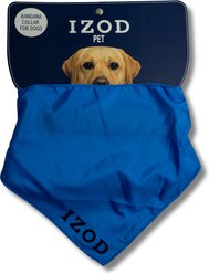 IZOD Pet Dog Bandana, Blue, Small
