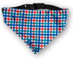 IZOD Pet Dog Bandana, Multi Check, Small slide 2 of 4