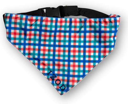 Show full view: IZOD Pet Dog Bandana, Multi Check, Small slide 2 of 4
