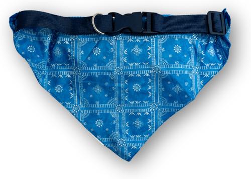 Show full view: Tommy Bahama Pet Dog Bandana, Navy Floral, Large slide 3 of 4