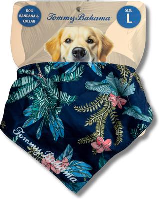 Show full view: Tommy Bahama Pet Dog Bandana, Blue Bandana, Small slide 4 of 4