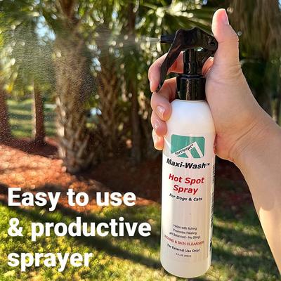 Show full view: Forticept Maxi-Wash Antimicrobial Skin & Wound Treatment Spray for Dogs, Cats, Horses & Small Pets, 8-oz bottle slide 6 of 9