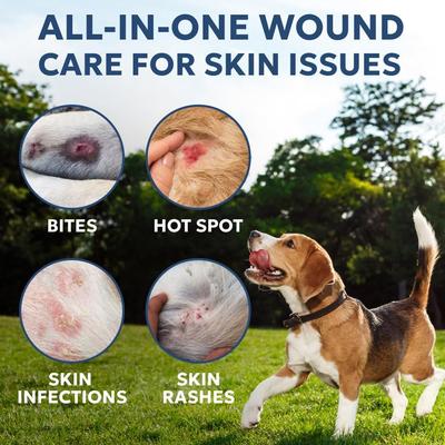 Show full view: Forticept Maxi-Wash Antimicrobial Skin & Wound Treatment Spray for Dogs, Cats, Horses & Small Pets, 8-oz bottle slide 3 of 9