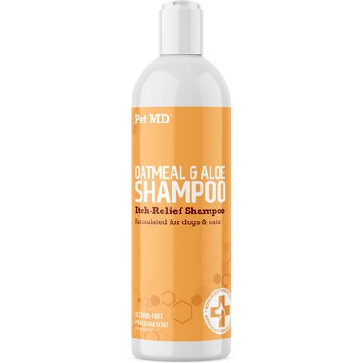 Pet MD Pet MD Oatmeal & Aloe Itch Relief Dog & Cat Shampoo, 16-fl oz bottle