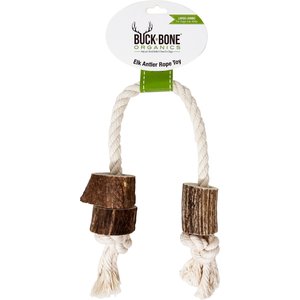 Buck Bone Organics Antler Rope Dog Toy, Large