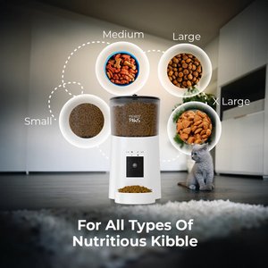 Penthouse Paws Smart HD Dog & Cat Feeder, 6-L, White