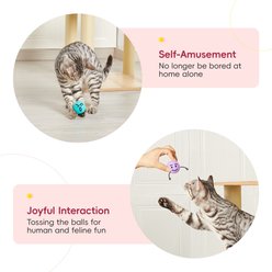 Potaroma Quiet Play Felt Cat Ball Toys with Catnip, 12 count slide 2 of 7