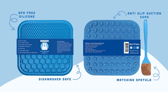 BPA free silicone. Anti slip suction cups. Matching spatula. Dishwasher safe