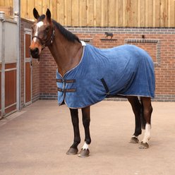 Shires Equestrian Products Tempest Original Ultra Drying Horse Rug, Navy, 78-in