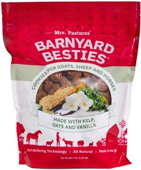 Mrs. Pastures Barnyard Besties All-Natural Goat & Sheep Treats, 3-lb bag