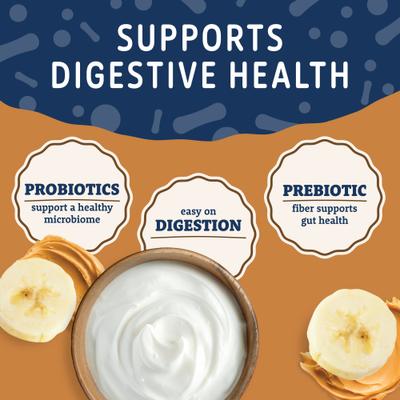 Show full view: Natural Balance Yo-Gut Bites with Peanut Butter & Banana Crunchy Dog Treats, 10-oz bag slide 4 of 9