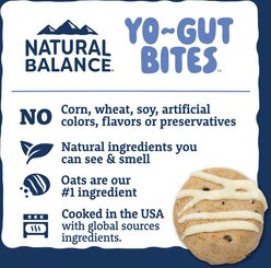 Natural Balance Yo-Gut Bites with Oats & Blueberries Crunchy Dog Treats, 4.5-oz bag slide 2 of 8