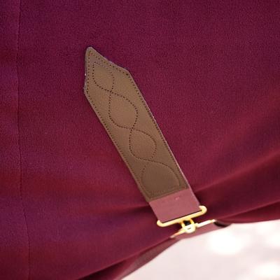 Show full view: Shires Equestrian Products Deluxe Fleece Horse Rug, Black Cherry, 66-in slide 4 of 8