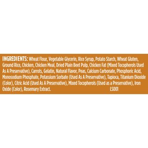 Nutrish Soup Bones Minis with Real Chicken & Veggies Chews Dog Treats, 16 count (Rachael Ray)