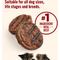 Show in main carousel: Rachael Ray Nutrish Burger Bites, Beef Burger with Bison Grain-Free Dog Treats, 12-oz bag slide 6 of 12