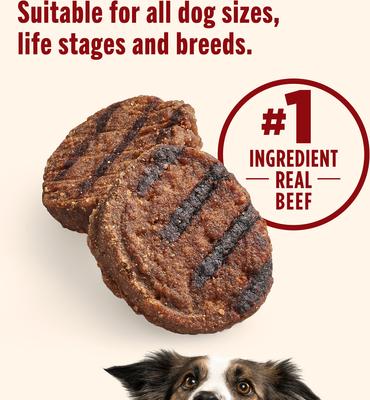 Show full view: Rachael Ray Nutrish Burger Bites, Beef Burger with Bison Grain-Free Dog Treats, 12-oz bag slide 6 of 12
