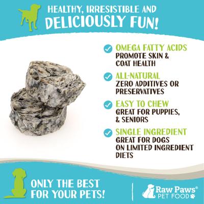 Show full view: Raw Paws Cod Skin Rolls Dog Treats, 5-oz slide 5 of 7