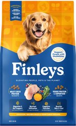 Finley's Chicken, Brown Rice & Vegetable Recipe Dry Dog Food, 20-lb bag