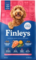 Finley's Salmon, Brown Rice & Vegetable Recipe Dry Dog Food, 20-lb bag