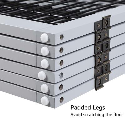 Show full view: Unipaws Free Standing Configurable Wood Dog Gate, Grey, 1.5 x 132 x 31.5-in slide 5 of 8