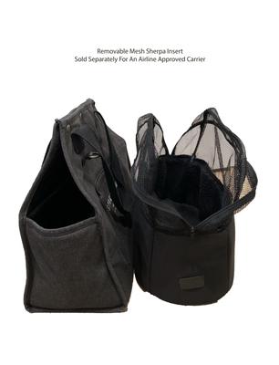 Show full view: Bespoke Paws Jet-Setter Caddie Airline Approved Bag Dog Carrier, Black, 18-in slide 8 of 8