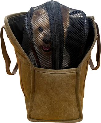 Show full view: Bespoke Paws Jet-Setter Caddie Airline Approved Bag Dog Carrier, Black, 18-in slide 2 of 8