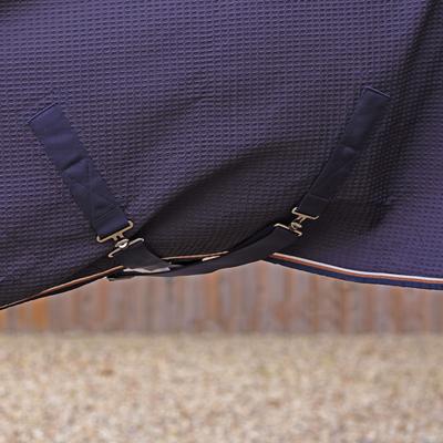 Show full view: Shires Equestrian Products Tempest Original Waffle Horse Rug, Navy, 54-in slide 5 of 5