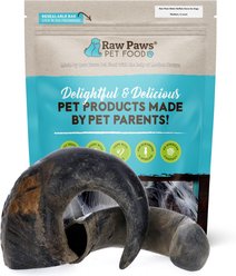 Raw Paws Water Buffalo Horns Dog Treats, Medium, 4 count