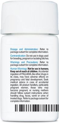 Show full view: Palladia (toceranib phosphate) Tablets for Dogs, 15-mg, 1 tablet slide 2 of 9