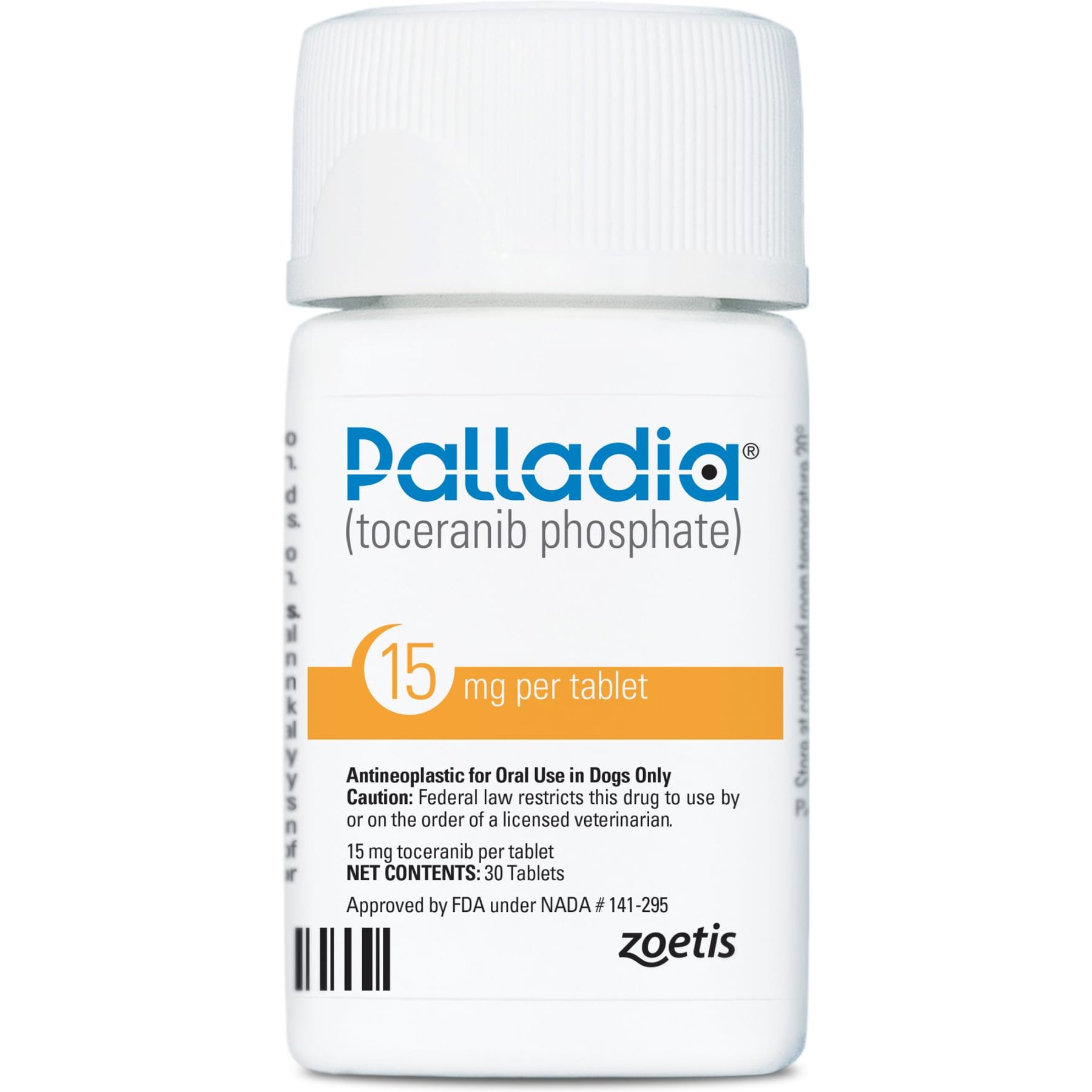 Palladia (toceranib phosphate) Tablets for Dogs, 15-mg, 30 tablets