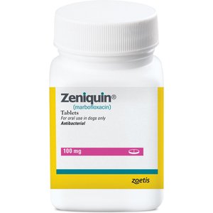 Zeniquin (marbofloxacin) Tablets for Dogs & Cats, 100-mg, 1 tablet