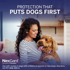 NexGard Chewables for Dogs, 4-10 lbs, (Orange Box), 6 Chewable Tablets (6-mos. supply)