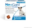 NexGard Chewables for Dogs, 10.1-24 lbs, (Blue Box), 3 Chewable Tablets (3-mos. supply)