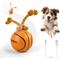 Show in main carousel: allforpaws Interactive Dog Spinning Basket Ball Toy, Brown, 3.5 x 3.5 x 9.8-in slide 1 of 11