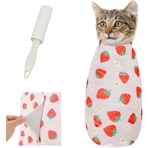 Supet Self-Adhesive Cat Wrap for Cutting Nails, Love, Medium
