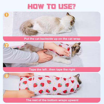 Show full view: Supet Self-Adhesive Cat Wrap for Cutting Nails, Love, Medium slide 8 of 8