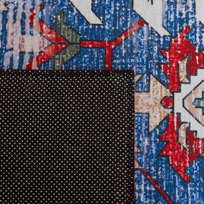 Show full view: SAFAVIEH Tucson Bohemian Machine Washable Runner Rug, Blue/Red, 2.5 x 12-ft slide 8 of 9