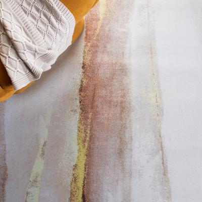 Show full view: SAFAVIEH Tacoma Transitional Abstract Machine Washable Area Rug, Beige/Gold, 4 x 6-ft slide 8 of 10