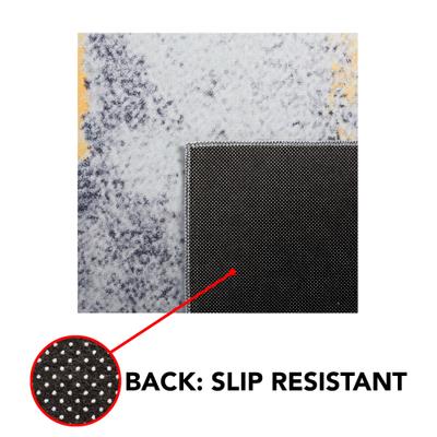 Show full view: SAFAVIEH Tacoma Transitional Abstract Machine Washable Runner Rug, Gray/Gold, 2.5 x 12-ft slide 8 of 9